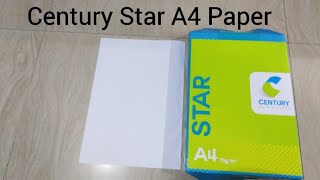 Century star A4 paper 75gsm [upl. by Letnoj]