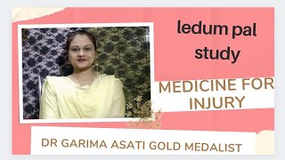 Medicine for injury  ledum palustre homeopathic medicine  rat bites treatment  Dr Garima Asati [upl. by Esinereb719]