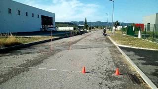 Les isabelle parcours lent examen moto le 20072017 [upl. by Babb823]