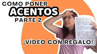 ¿Cómo poner acentos Parte 2 ¡¡CON SORPRESA FINAL [upl. by Gerhardt]