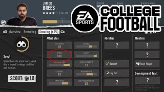 How to Scout and Recruit 100 Speed Players in College Football 25 [upl. by Leoy]