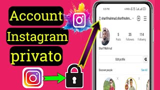 Come Vedere Profilo Privato Instagram Ios  Profilo Di Instagram Privato 2022 [upl. by Cuda234]