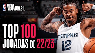 As 100 melhores jogadas da temporada regular de 2223 na NBA [upl. by Kursh]