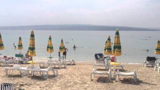 Der bekannte Sandstrand in Crikvenica Kroatien [upl. by Yznel]