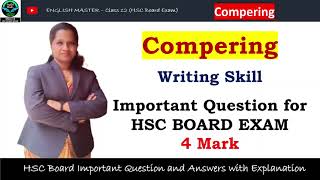 Compering  Writing Skill Important Question with Explanation  Class 12 HSC BOARD EXAM PREPARATION [upl. by Tija]