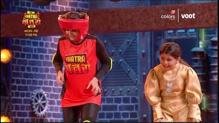 The Khatra Khatra Show PROMO Rubina Tumble Down As She Walks On Rotating Platform [upl. by Ssilb]