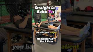 Straight Leg Raise or Lasegue Test  Radicular Low Back Pain Examination [upl. by Ahso]