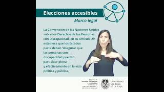 Elecciones accesibles UNLP en LSA [upl. by Prissie]