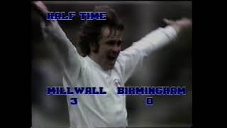 1971 11 20 Millwall v Birmingham City [upl. by Eirlav]