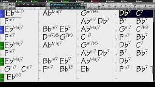 BACKING TRACK  SOON George amp Ira Gershwin Eb 190 BPM SWING [upl. by Arraek404]