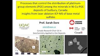 Processes that control the distribution of PGE among the minerals in NiCuPGE deposits of Sudbury [upl. by Eidolem780]