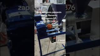 mine extrusora para filamento de impressora 3D zap 15 997310876 [upl. by Nilrah]