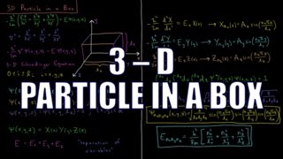 Quantum Chemistry 311  3D Particle in a Box [upl. by Knowles617]