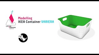 Modelling IKEA Variera container in Rhino [upl. by Fulbert]