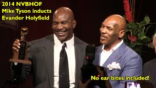 2014 NVBHOF Mike Tyson inducts Evander Holyfield [upl. by Norita888]