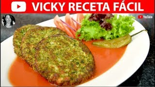 TORTITAS DE BROCOLI CON QUESO SIN CAPEAR  VickyRecetaFacil [upl. by Bowman]