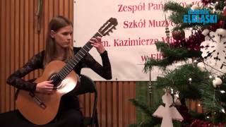 Wśród nocnej ciszy  Aleksandra Cieślak gitara [upl. by Gurias]