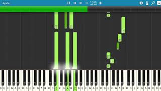 Jaxomy x Agatino Romero x Raffaella Carrà  Pedro  Piano Tutorial  Midi [upl. by Airamesor]