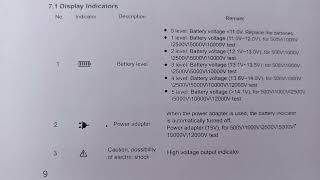 UT516B Insulation resistance tester magger Data sheet some information [upl. by Ruthi348]