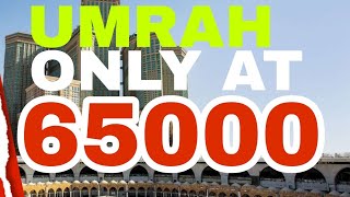 HonestUmrah DIRECT FLIGHT UMRAH PACKAGE ONLY AT 65000 [upl. by Ymmot]