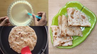 Soft Chapati with Liquid Dough Recipe  No Kneading  No Rolling  No Maida [upl. by Gray]