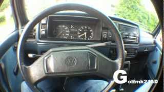 VW Golf mk2 16D  Engine start [upl. by Cykana532]