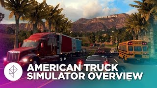 Playing American Truck Simulator in the dumbest way possible  Overview [upl. by Evanne]