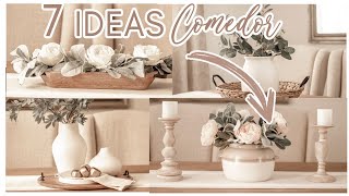 7 HERMOSOS CENTROS DE MESA FACILES Y SIN GASTAR MUCHO DINERO⭐IDEAS ELEGANTES PARA DECORAR TU COMEDOR [upl. by Carmina]