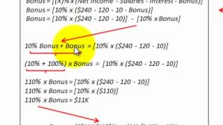 Partnership Accounting For Bonus Allocation amp Calulation Formulas Detailed [upl. by Story693]