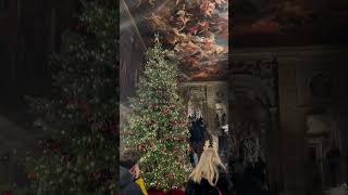 Christmas at Chatsworth house 🎄 christmas christmastree history festive viralvideo shorts [upl. by Ahsieki]