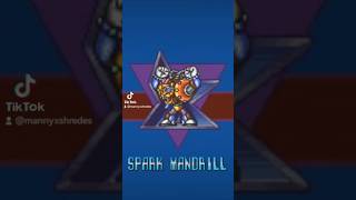 Mega man X  Spark Mandrill theme music guitar games fyp rock [upl. by Camfort628]