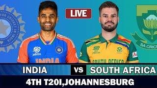 INDIA vs SOUTH AFRICA 4TH T20 MATCH LIVE SCORES  IND vs SA LIVE MATCH  SA BAT [upl. by Yessydo922]