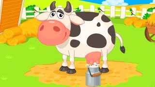 Game Peternakan Dan Pertanian Menyenangkan  Memeras Susu Sapi 🐄  Farm For Kids [upl. by Nilra]