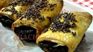 CHACHITARTA Napolitanas rellenas de nocilla sin gluten [upl. by Aikyt]