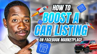 How to Boost a Car Listing on Facebook Marketplace [upl. by Stormi]