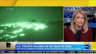 2 US service members injured in Iraqi raid that killed ISIS leader [upl. by Srednas779]