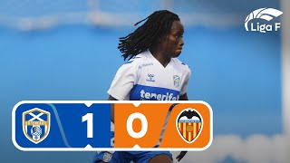 Resumen del Costa Adeje Tenerife vs VCF Femenino  Jornada 25  Liga F [upl. by Antoni522]