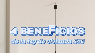 ¿Tienes un crédito de vivienda ¿Ya conoces los 4 beneficios de la ley de vivienda 546 del 99 [upl. by Taggart376]