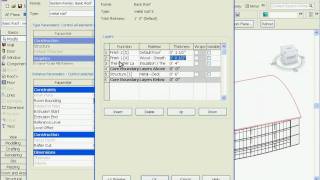 Easy Revit 2009 32 Create Roof by extrusion [upl. by Pandich]