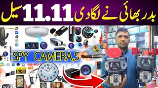 Spy Security amp Camera Market in Karachi saddar  WiFi camera price in Pakistan Charger Pen Clock [upl. by Rik563]