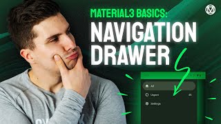 Navigation Drawer  UX With Material3 [upl. by Oakley]