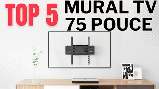 Les 5 Meilleurs Supports Muraux pour TV Jusquà 75 Pouces en 2024 [upl. by Sicnarf739]