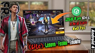 How To Play Free Fire On 2GB Ram PCLaptop Without Graphics Card Lenovo One Fusion Emulator [upl. by Ahtera]