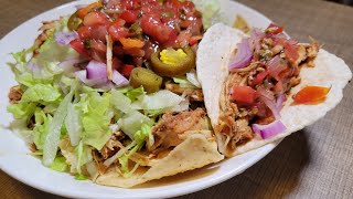 Crockpot Shredded chicken Nachos [upl. by Eeldarb201]