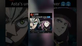 Astas unstoppable power  black clover 🍀  blackclover Asta anime shorts [upl. by Iolanthe]