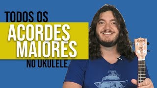 Todos os ACORDES MAIORES para UKULELE Notas do Ukulele  Acordes de Ukulele PDF [upl. by Lehcir646]