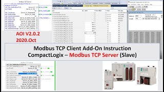 COM17 ModbusTCP Server via AllenBradley CompactLogix PLC [upl. by Anesuza]