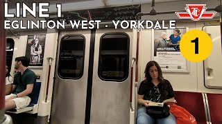 TTC Line 1 Eglinton West  Yorkdale [upl. by Mainis362]