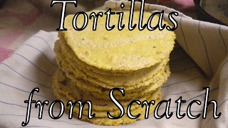 How to turn Corn into Tortillas Basic Recipe and Process [upl. by Aipmylo188]