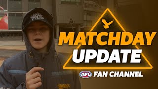 MATCH DAY UPDATE  HAWTHORN VS COLLINGWOOD  ROUND 19 AFL 2024 [upl. by Eirrem]